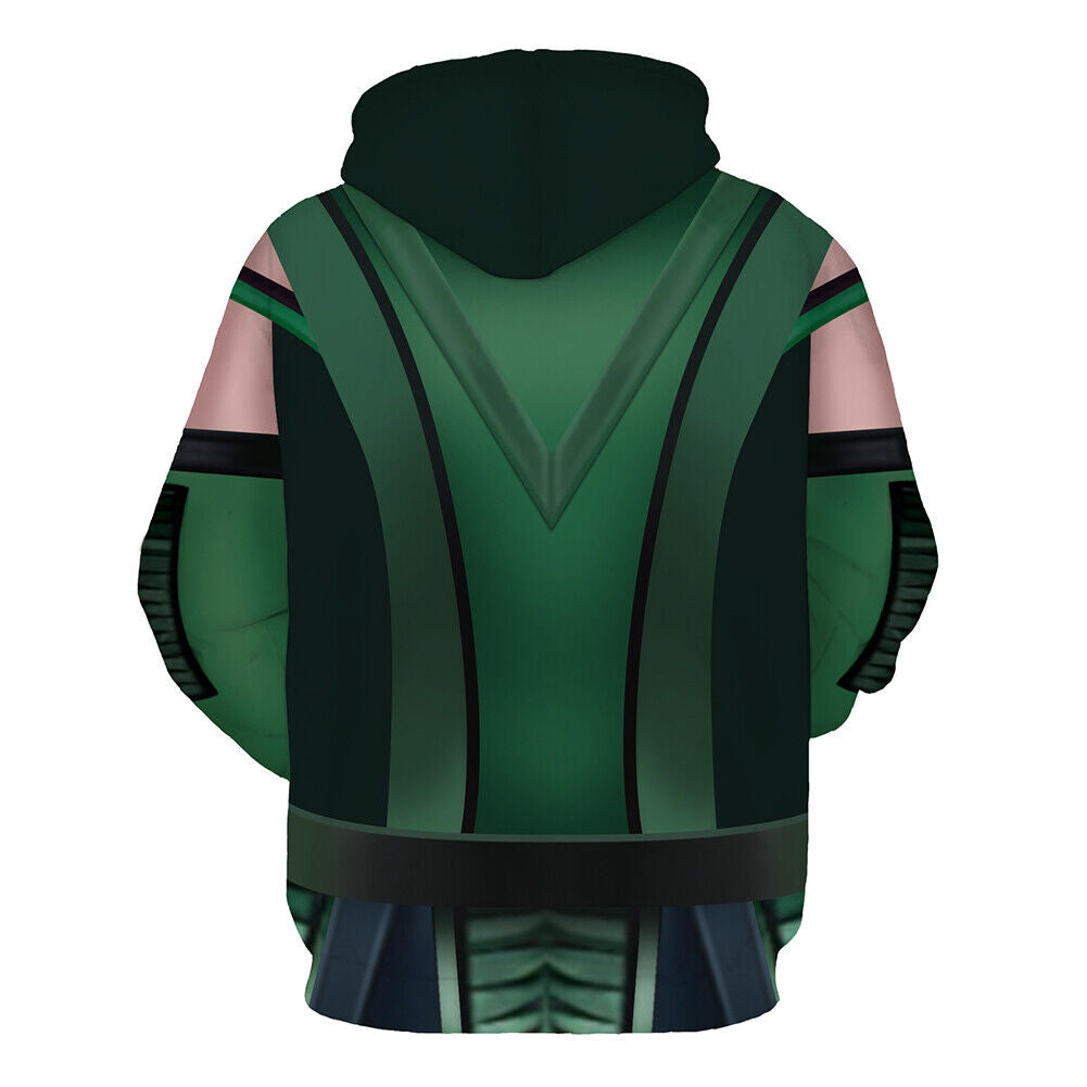 Guardian Of The Galaxy Hoodie Guardian Of The Galaxy Mantis Suit Costume Hoodie Green Unisex