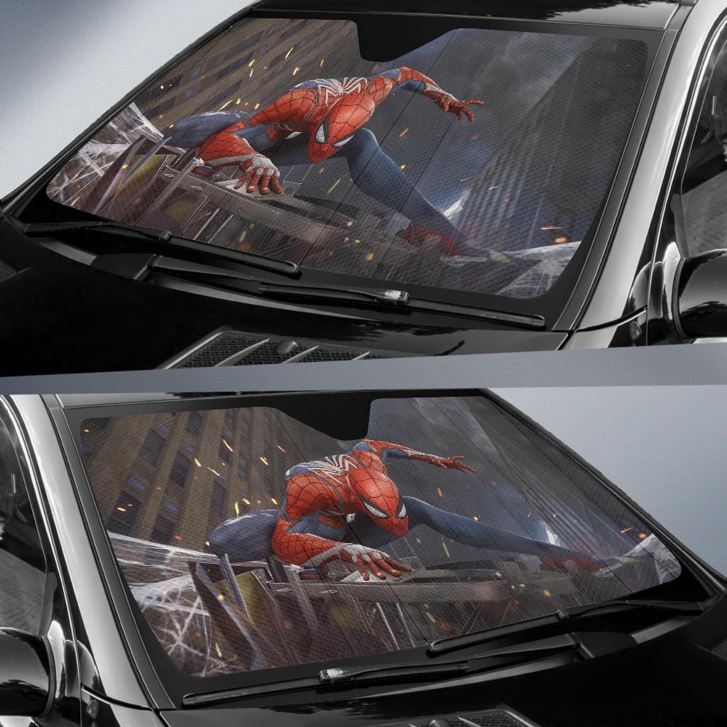 MV CWindshield Sun Shade Spider Man Character Car Sun Shade MV Car Sun Shade
