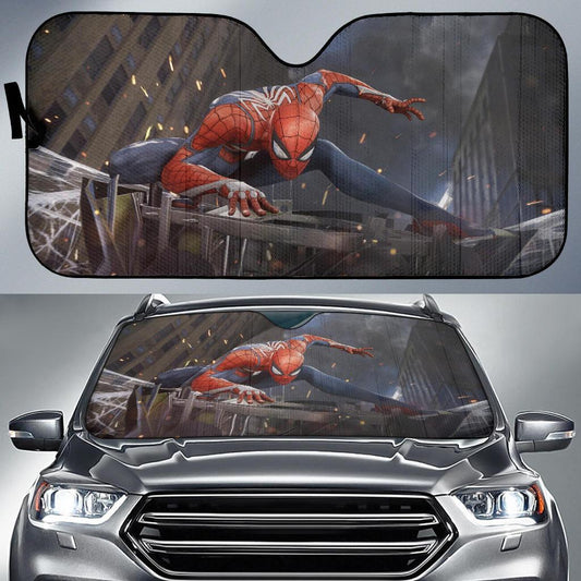 MV CWindshield Sun Shade Spider Man Character Car Sun Shade MV Car Sun Shade