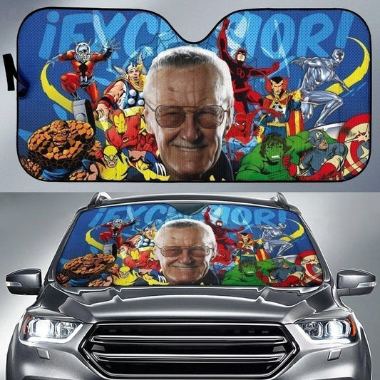 MV Windshield Sun Shade Stan Lee Author Car Sun Shade MV Car Sun Shade