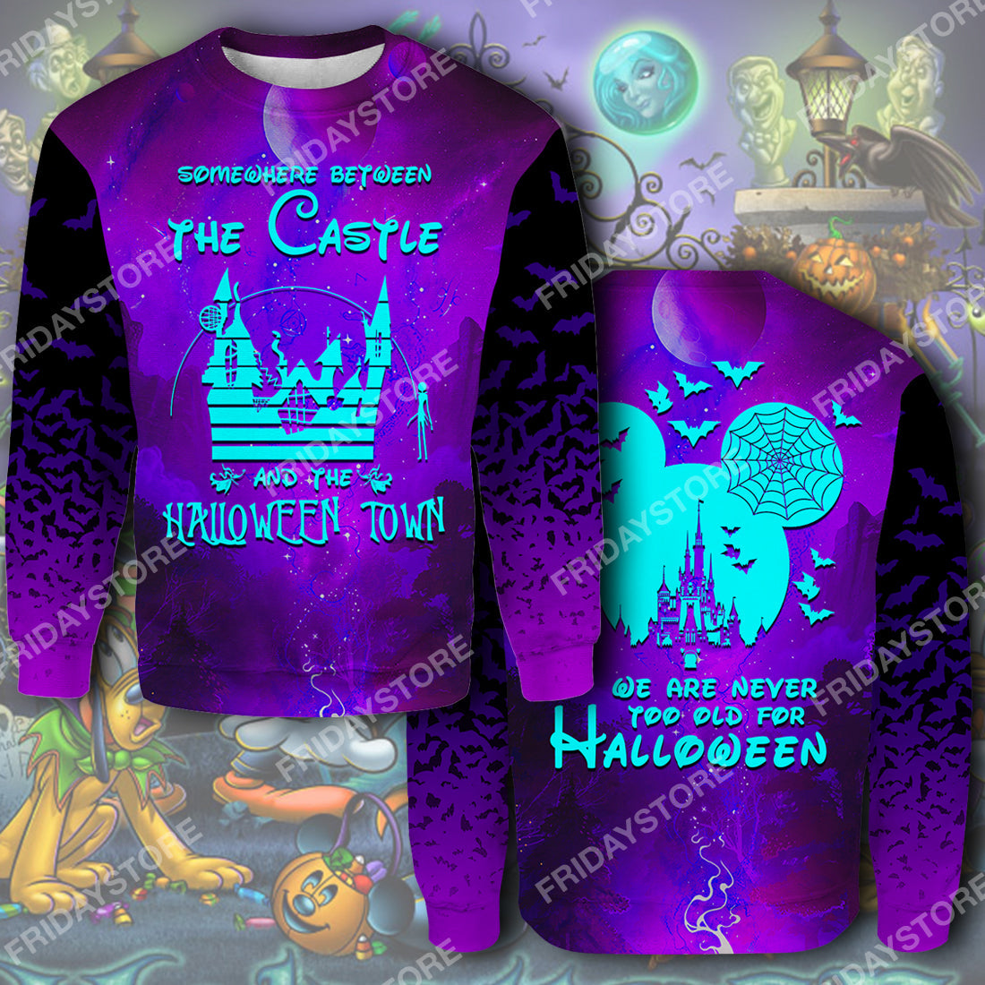 Unifinz DN T-shirt Somewhere Between The Castle And The Halloween Town T-shirt High Quality DN Halloween Hoodie Sweater Tank 2024