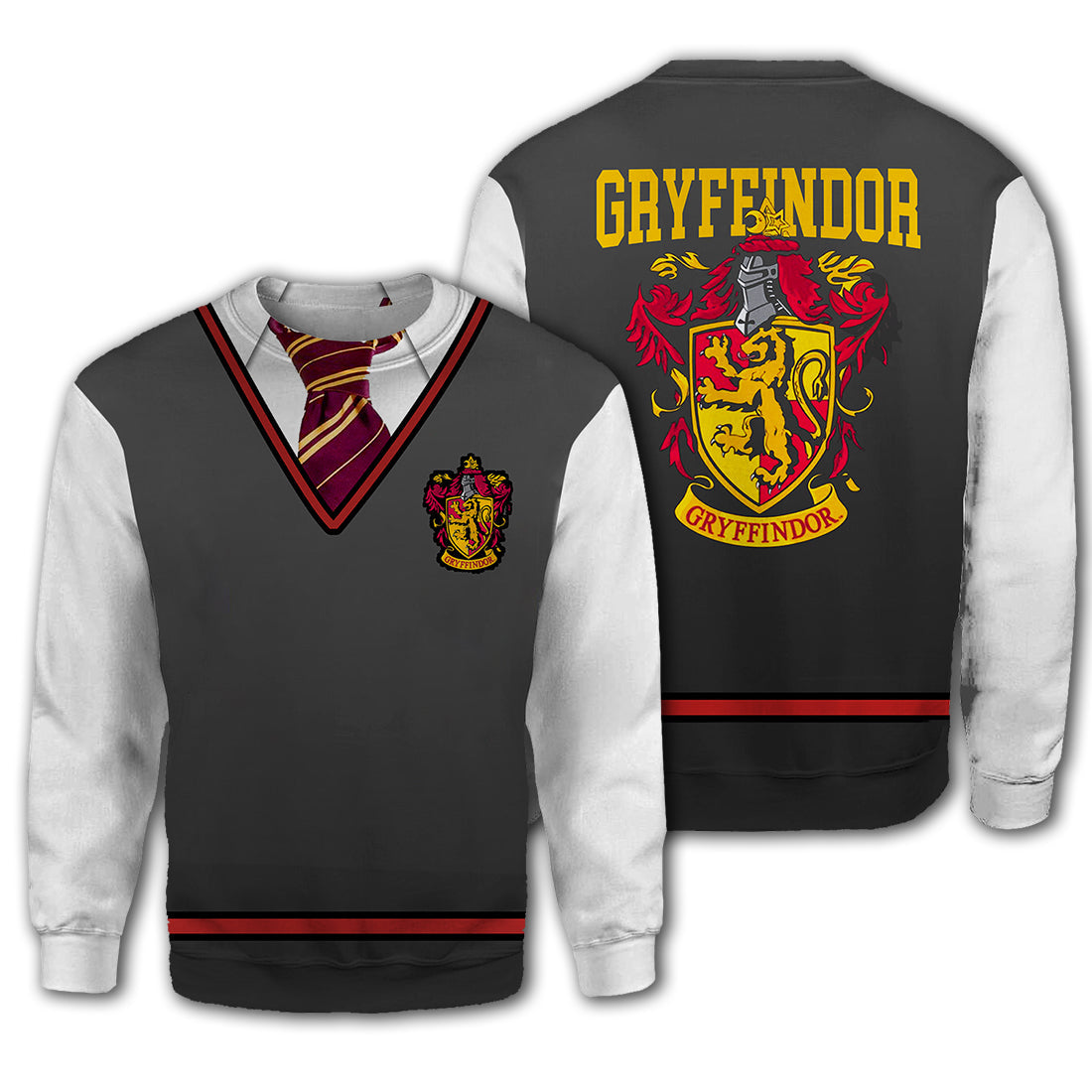 Unifinz HP T-shirt Gryffindor Cosplay 3D Print T-shirt Awesome HP Gryffindor Hoodie Sweater Tank 2023