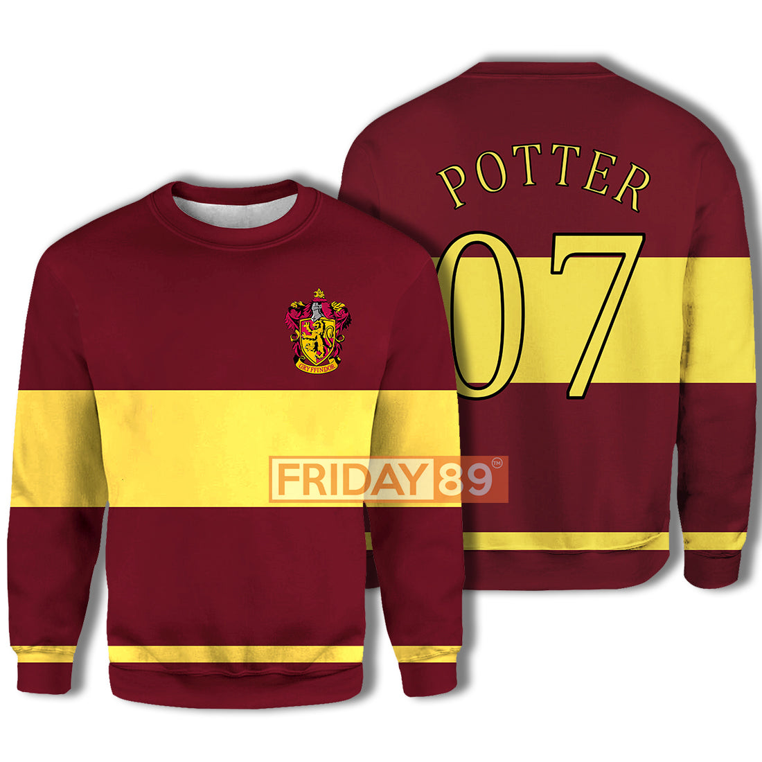 Unifinz HP T-shirt HP Gryfindor Quidditch T-shirt Amazing High QualityHP Hoodie Sweater Tank 2023