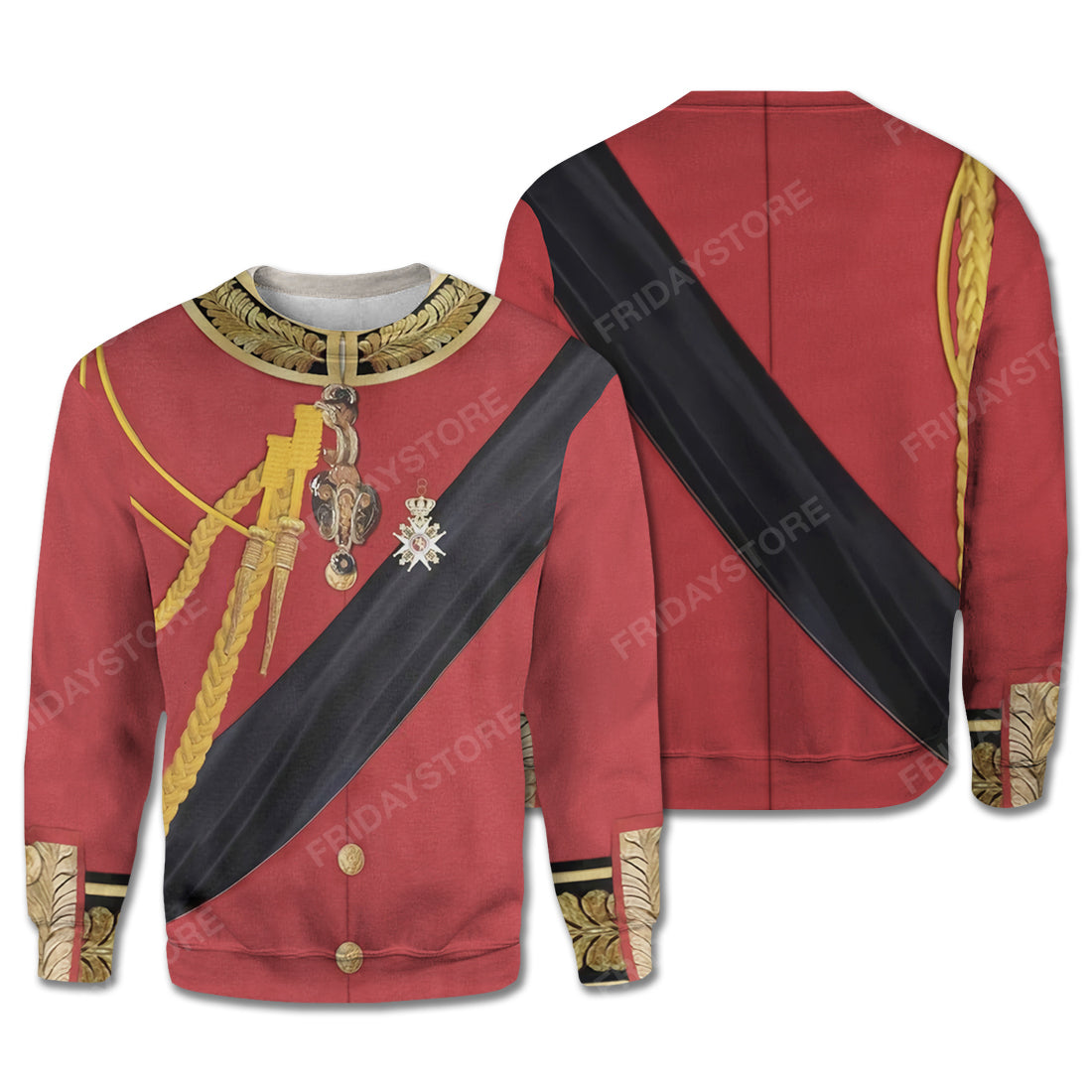 Historical T-Shirt Historical Arthur Wellesley Suit 3d Costume Hoodie Historical Hoodie