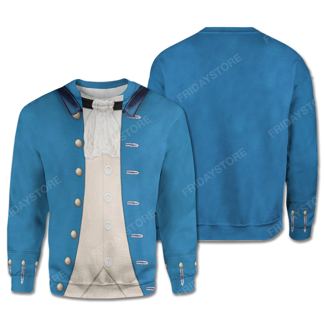 Historical T-Shirt Historical Paul Revere Suit 3d Costume Hoodie Historical Hoodie