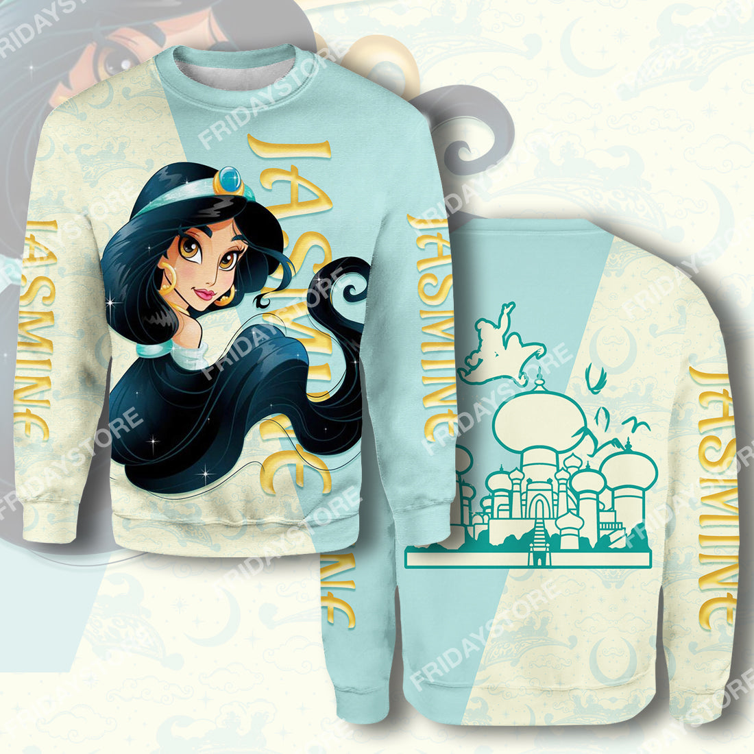 Unifinz DN T-shirt Jasmine Aladdin Couple T-shirt Awesome DN Aladdin Hoodie Shirt Sweater Tank 2024