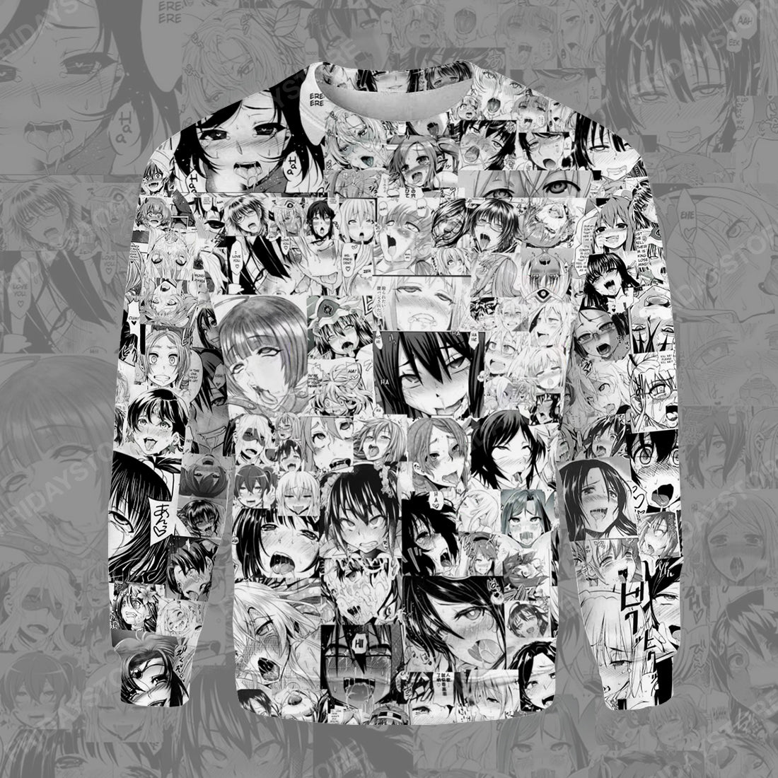 Unifinz Ahegao Hoodie Ahegao Shirt Ahegao Anime  High Quality T Shirt Sweatshirt Tank  2023