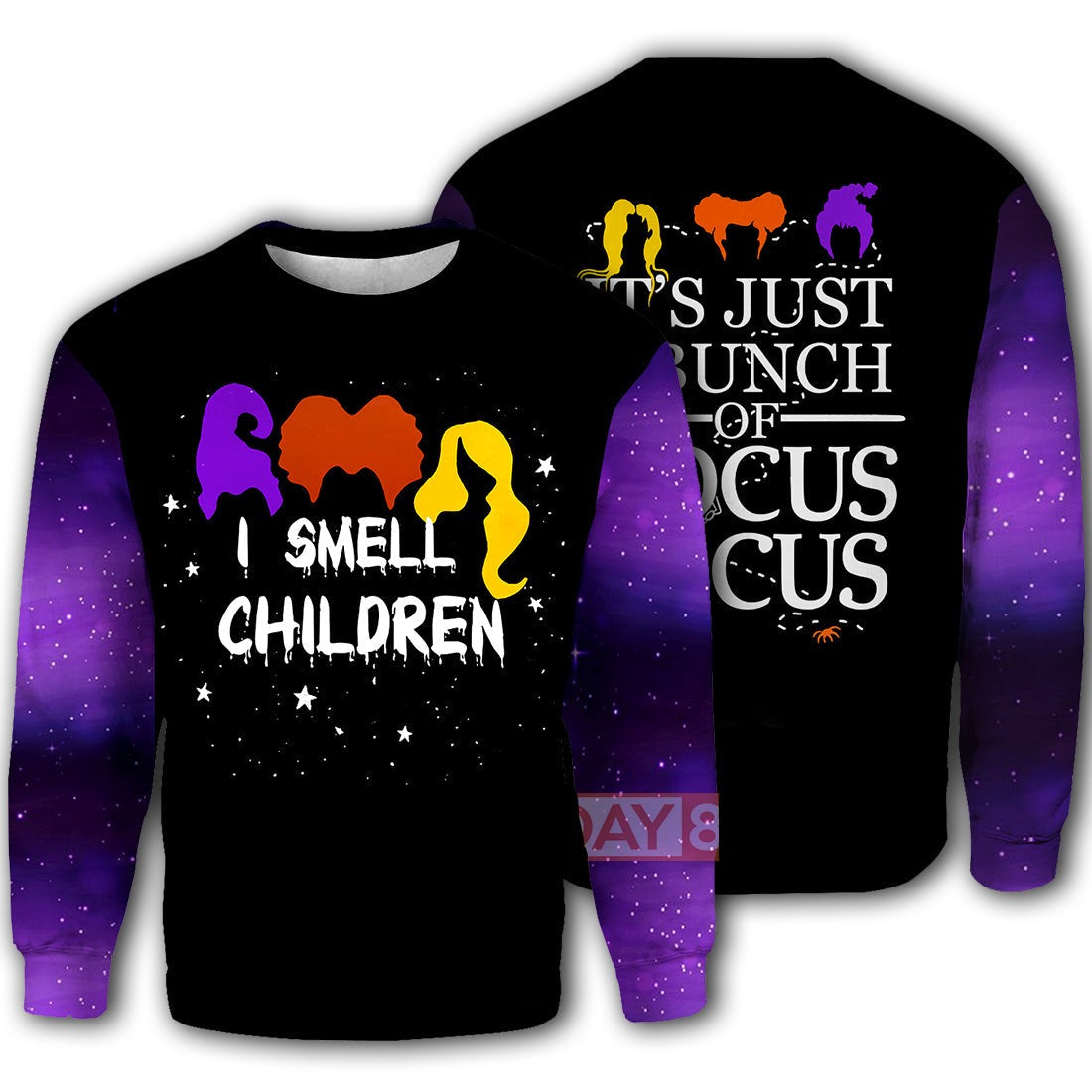 Unifinz Hocus Pocus T-shirt I Smell Children 3D Print T-shirt Awesome Hocus Pocus Hoodie Sweater Tank 2023