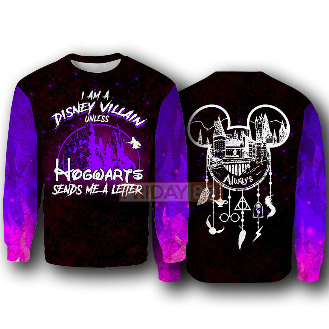 Unifinz DN HP T-shirt I'm A Disney Villain Unless HW Sends Me A Letter T-shirt DN HP Hoodie Sweater Tank 2024