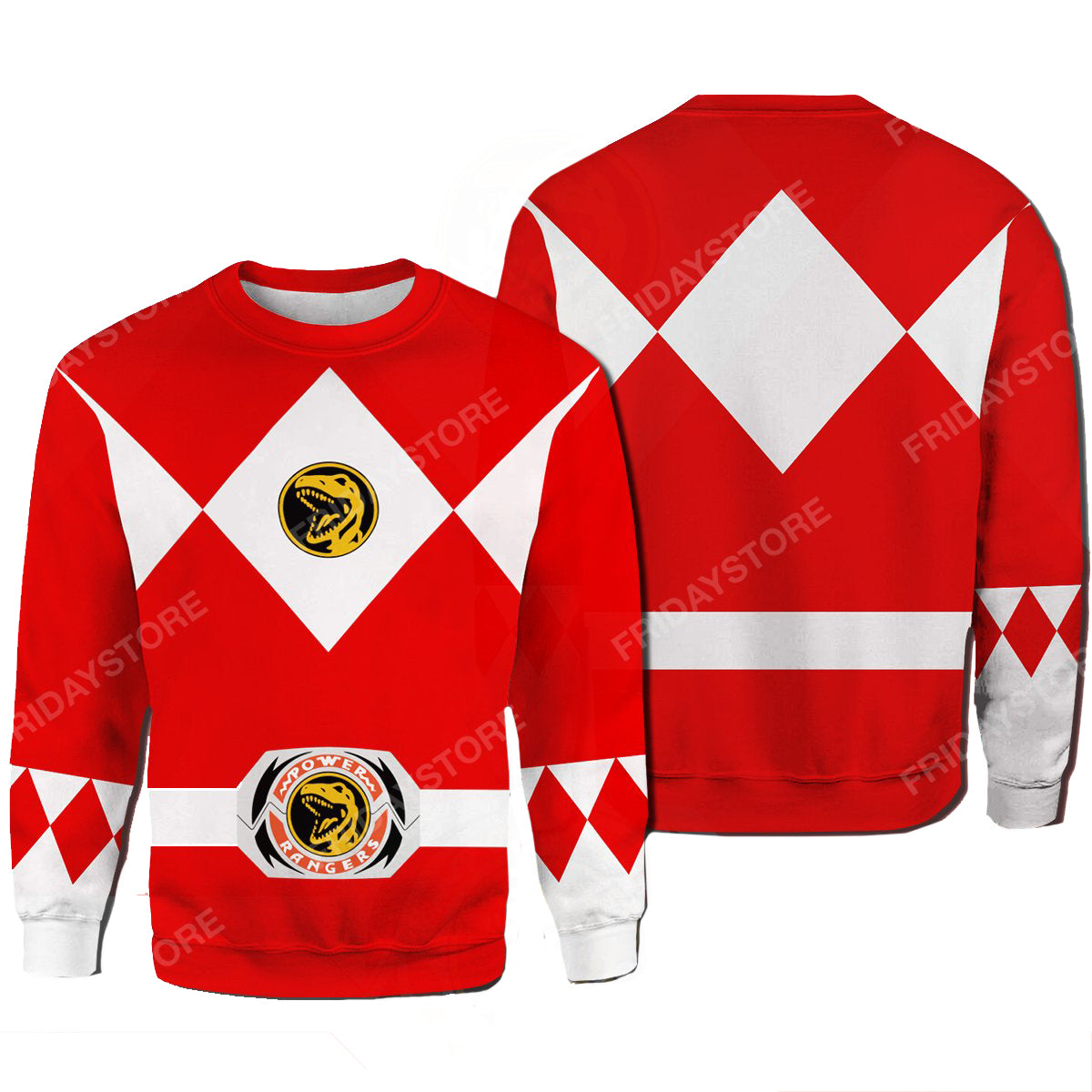 Unifinz Power Ranger Hoodie Red Power Ranger Costume T-shirt Amazing Power Ranger Shirt Sweater Tank 2023