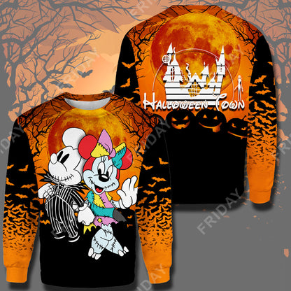 Unifinz DN T-shirt TNBC Mouse Couple Halloween Town T-shirt High Quality DN TNBC Hoodie Sweater Tank 2024
