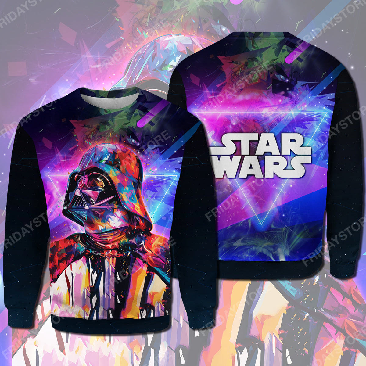 Unifinz SW T-shirt SW Darth Vader Colorful T-shirt Cool High Quality SW Hoodie Sweater Tank 2023