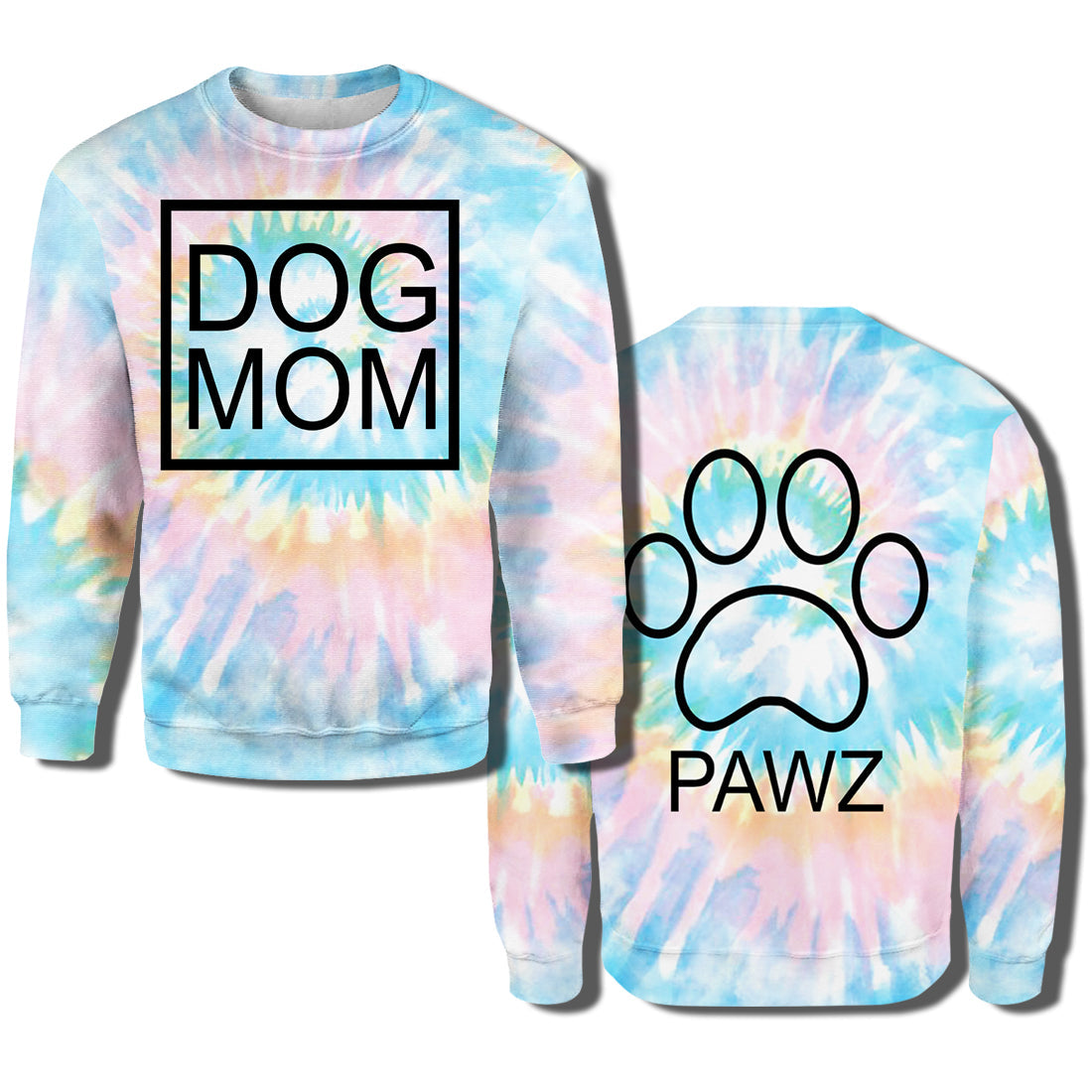 Unifinz Dog Mom T Shirt Dog Mom Tie Dye Hoodie Dog Mom Hoodie Awesome Dog Hoodie Shirt Sweater Tank Gift For Dog Lover 2024