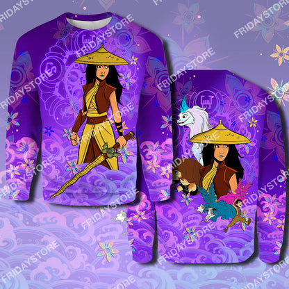 Unifinz DN T-shirt Princess And The Last Dragon T-shirt Awesome High Quality DN Shirt Sweater Tank 2024