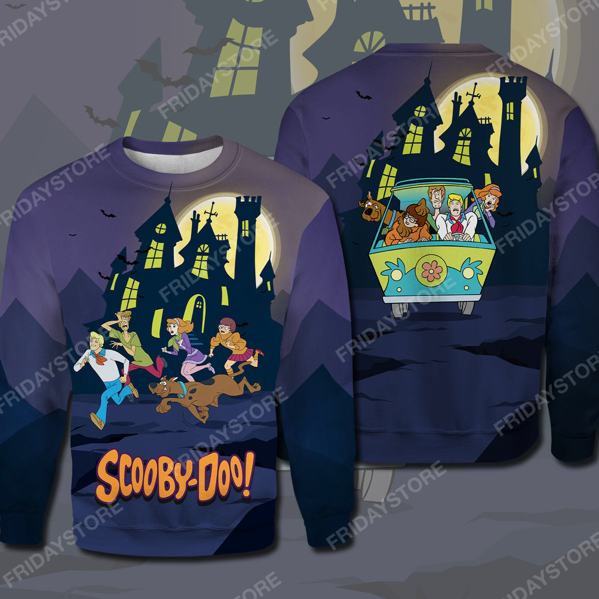 Unifinz Scooby Doo Hoodie Scooby Dog And Friends Mystery Begins T-shirt High Quality Scooby Doo Shirt Sweater Tank 2023