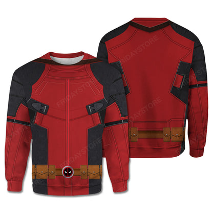 Unifinz MV Hoodie DeadPool Cosplay DeadPool Costume T-shirt DP Hoodie Sweater Tank Awesome Cool Cosplay Costume 2023