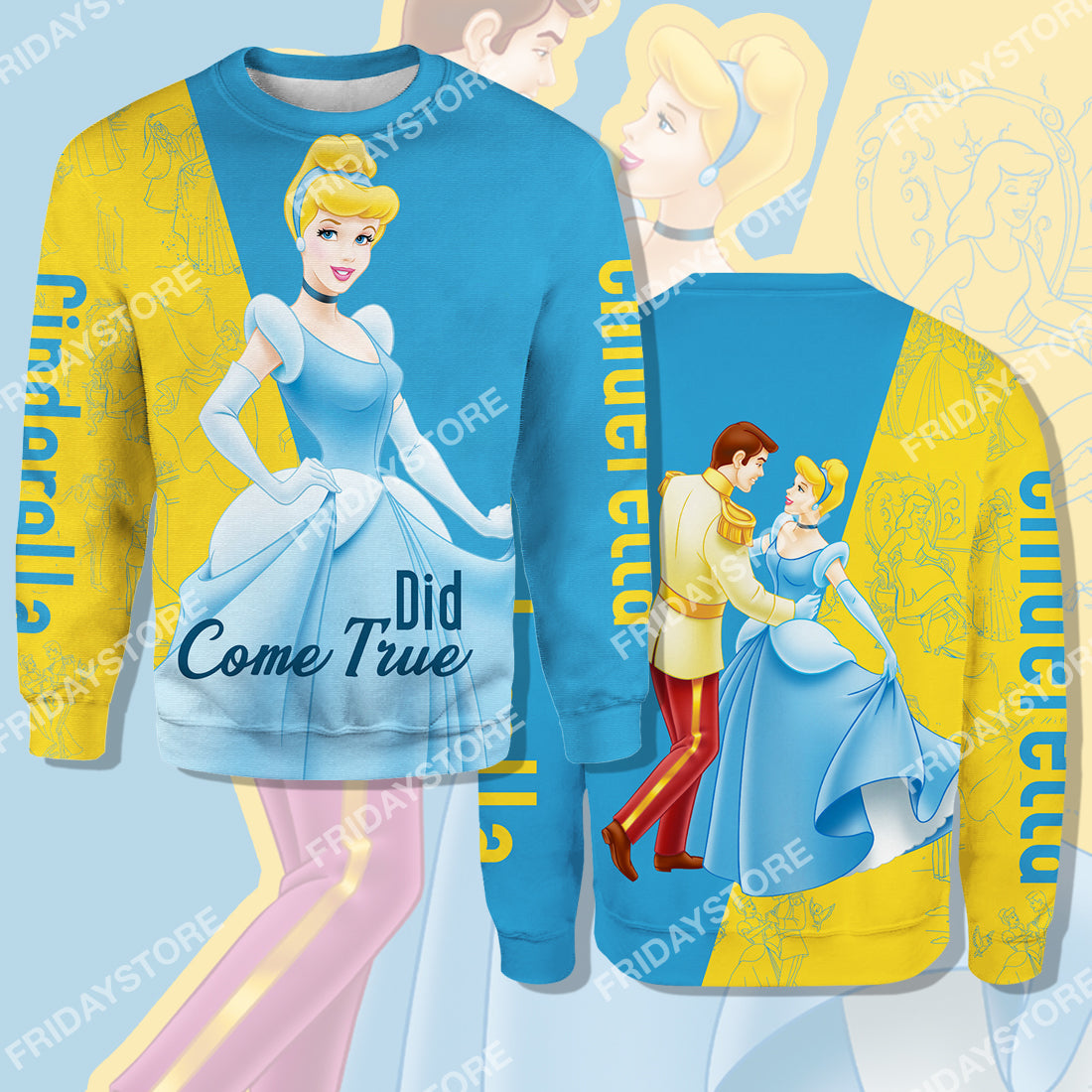 Unifinz DN Cinderella T-shirt Did Come True Cinderella Couple T-shirt Amazing DN Cinderella Hoodie Sweater Tank 2025