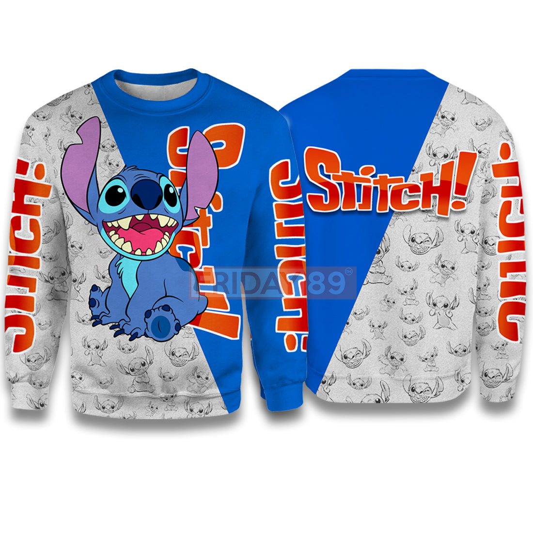 Unifinz Stitch DN T-shirt Smiley Face Experiment 626 Lilo & Stitch 3D Print T-shirt Cute Stitch DN Hoodie Sweater Tank 2025