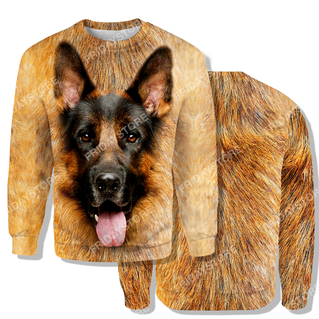 Unifinz Dog Hoodie German Shepherd Shirt German Shepherd Dog Graphic Brown Hoodie Amazing High Quality Dog Shirt Sweater Tank 2024