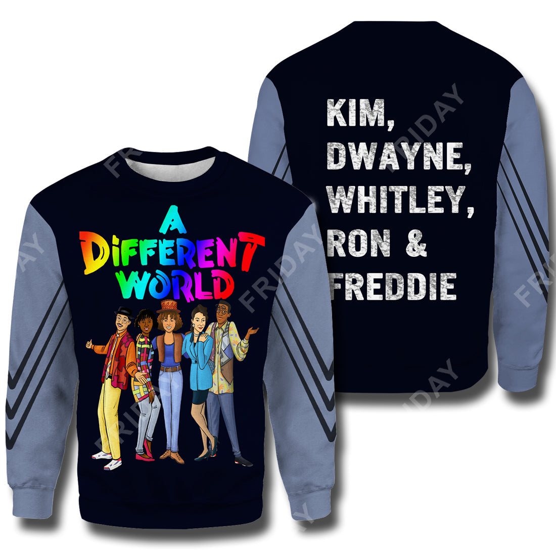 Unifinz A Different World T-shirt A Different World 3D Print T-shirt Awesome A Different World Hoodie Sweater Tank 2024