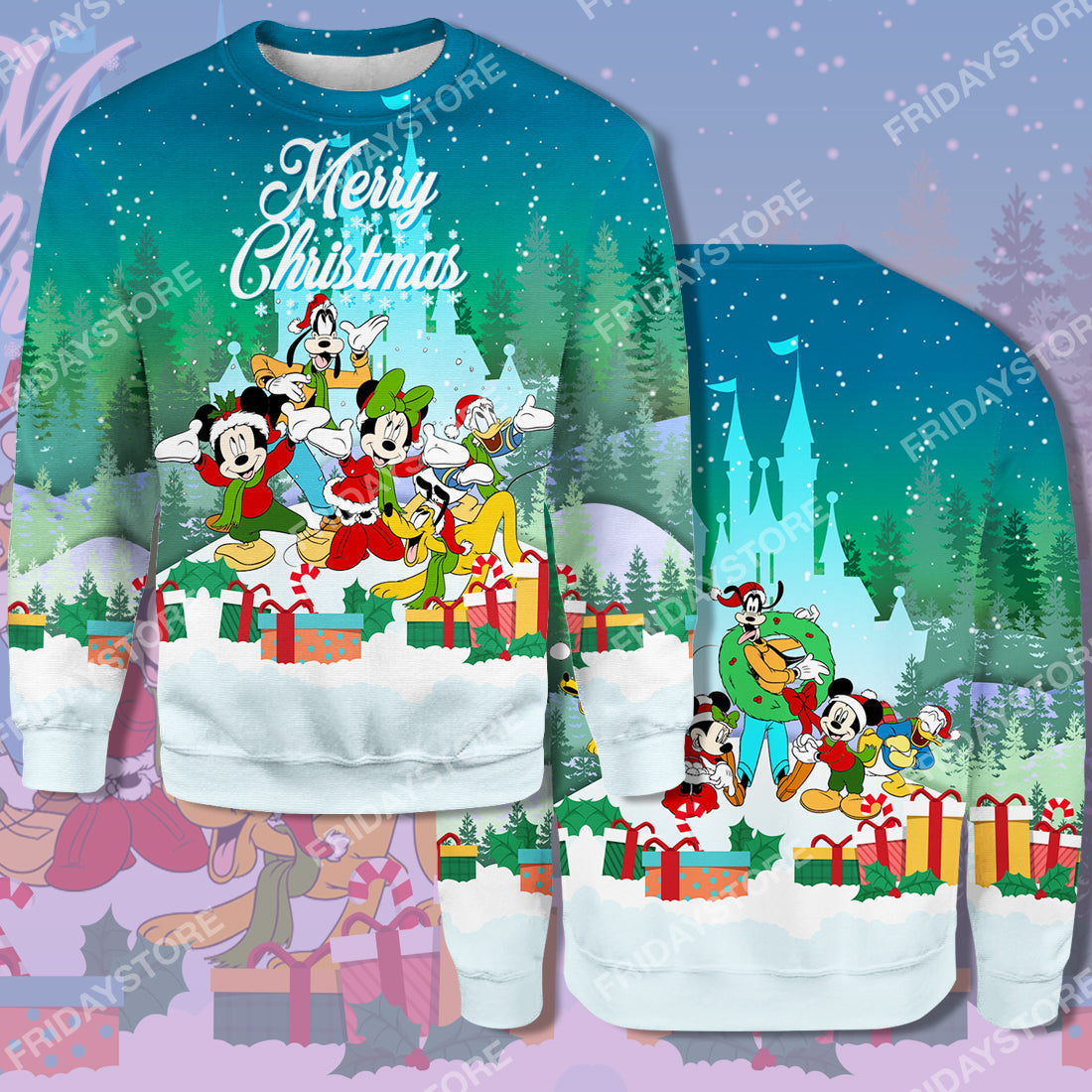 Unifinz DN T-shirt Play Together Merry Christmas T-shirt Cute Amazing DN MK Mouse Hoodie Adult Full Print 2024