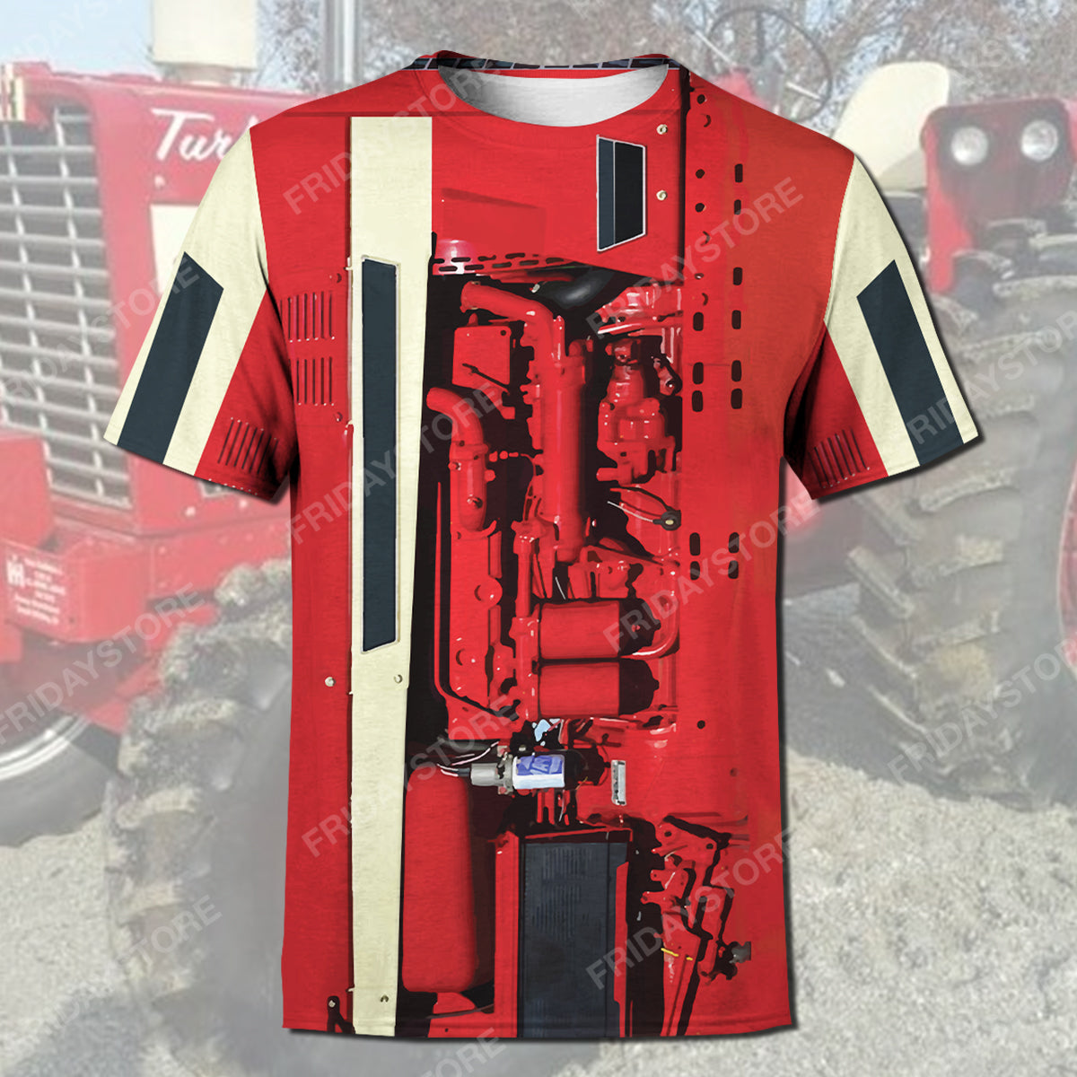 Unifinz Farmer Hoodie Farm Case Ih Tractor Costume T-shirt Amazing High Quality Farmer Shirt Sweater Tank 2025