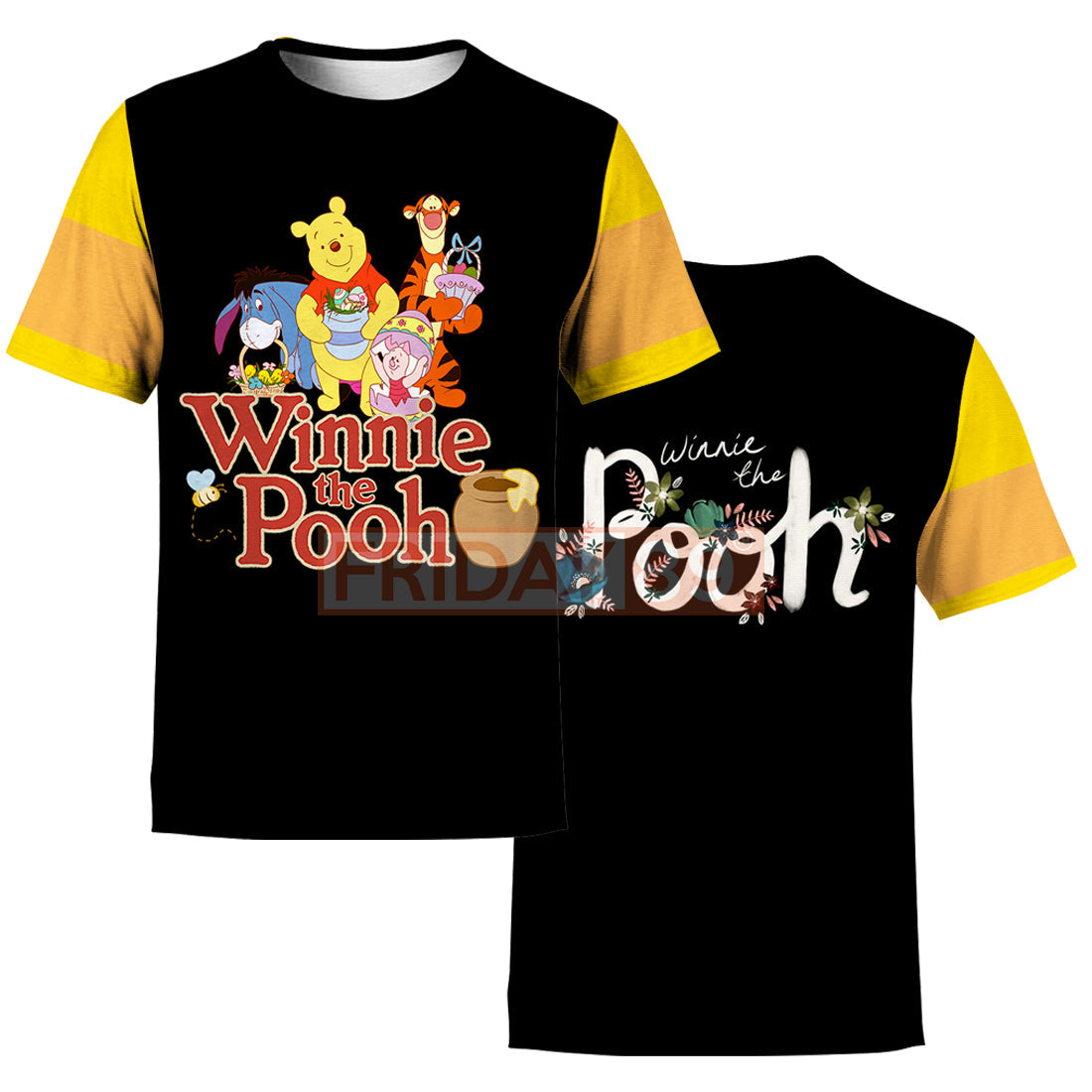 Unifinz DN T-shirt Winnie-the-Pooh and Friends Tigger Eeyore Piglet Cartoon 3D T-shirt Awesome DN WTP Hoodie Sweater Tank 2025