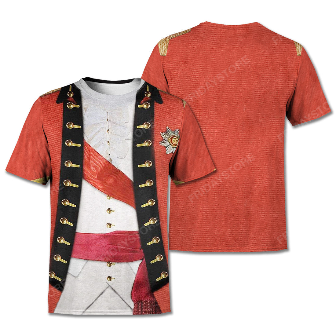 Historical T-Shirt Historical Henry Clinton Suit 3d Costume Hoodie Historical Hoodie