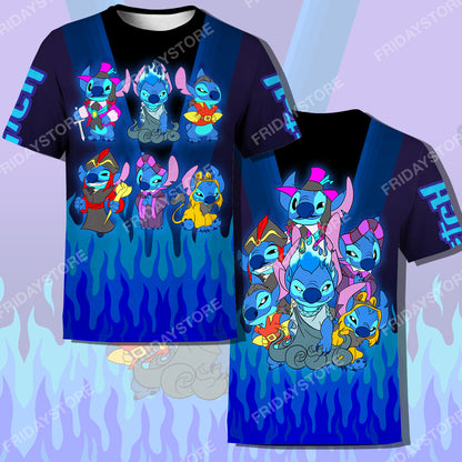 Unifinz LAS T-shirt Stitch DN Villains Emotion T-shirt Amazing Cool DN Stitch Hoodie Sweater Tank 2026