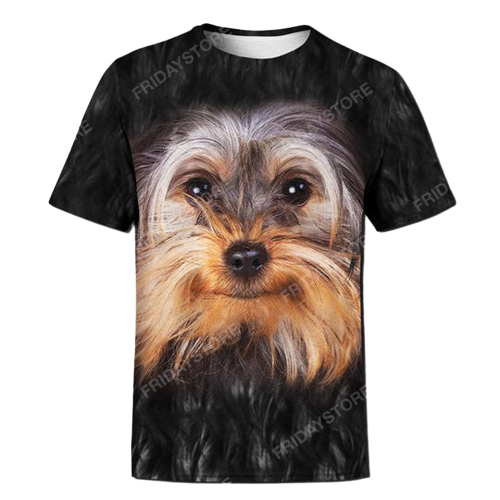 Unifinz Dog Hoodie Yorkshire Terrier Black Hoodie Yorkshire Terrier Dog Graphic Shirt Cute Dog Shirt Sweater Tank For Dog Lovers 2028