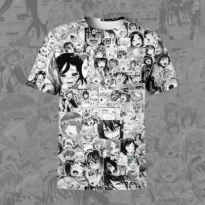 Unifinz Ahegao Hoodie Ahegao Shirt Ahegao Anime  High Quality T Shirt Sweatshirt Tank  2025