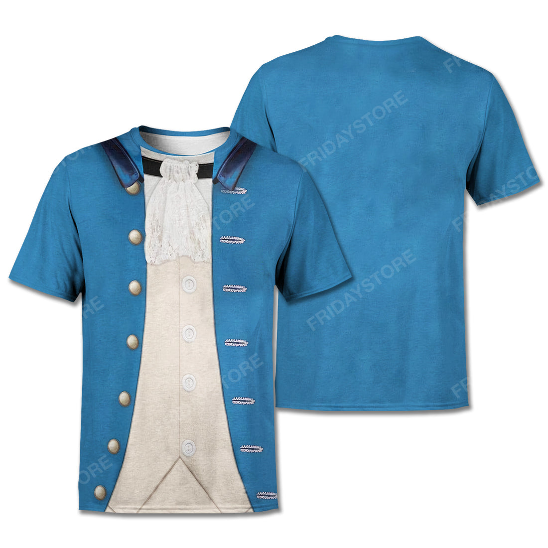 Historical T-Shirt Historical Paul Revere Suit 3d Costume Hoodie Historical Hoodie