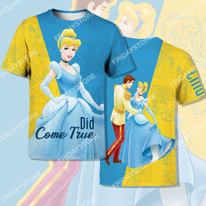 Unifinz DN Cinderella T-shirt Did Come True Cinderella Couple T-shirt Amazing DN Cinderella Hoodie Sweater Tank 2026