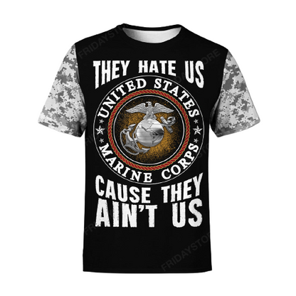 Unifinz Veteran Hoodie Marine Corps T-shirts Marine Corps Hoodie Apparel Cool Military Hoodie 2026