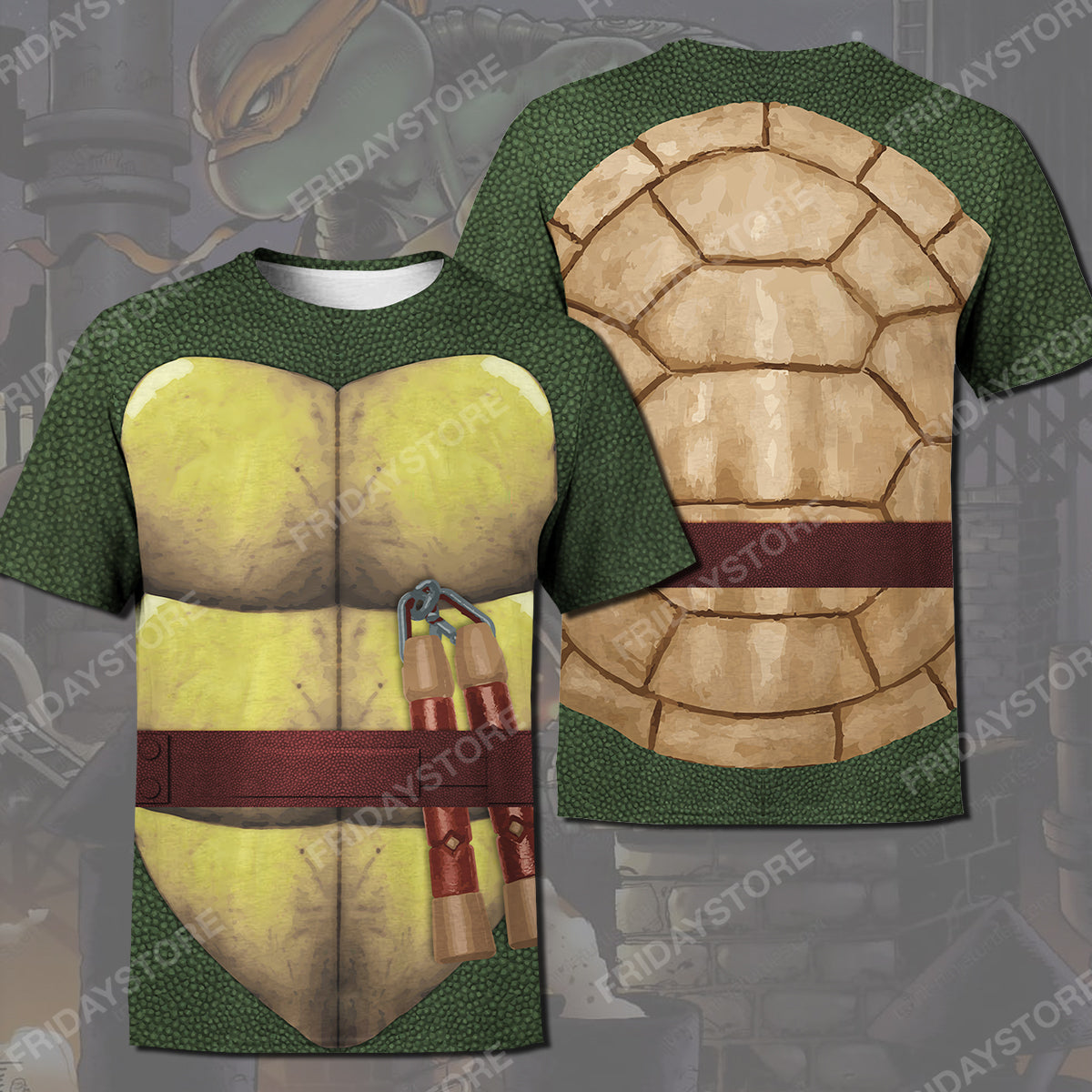 Unifinz TMNT Hoodie Michael Ninja Turtles Costume T-shirt TMNT Shirt Sweater Tank Cool TMNT Cosplay Costume Apparel 2025