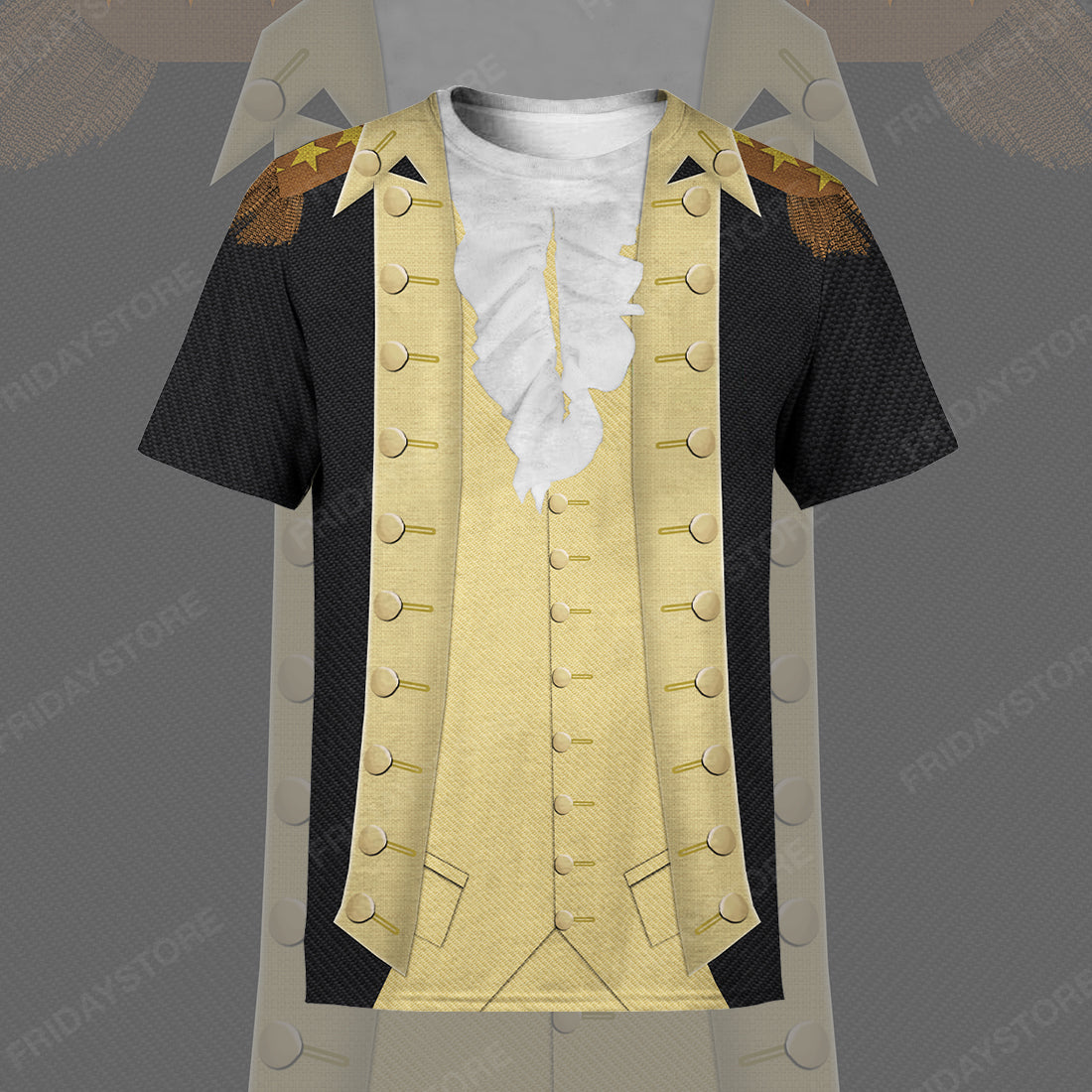 Unifinz Men's Historical Hoodie Custom George Washington T-shirt Awesome Historical Costume Historical Shirt Sweater Apparel 2024