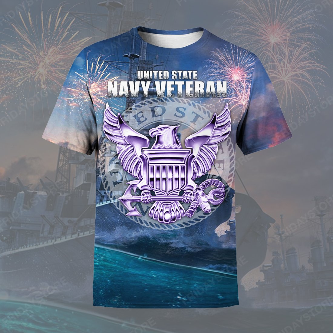 Unifinz Veteran Hoodie Navy Veteran T-shirt Military Hoodie 2023