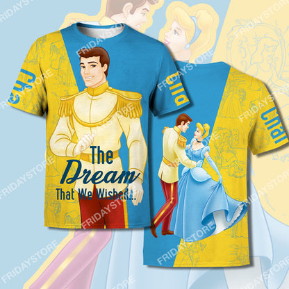 Unifinz DN Cinderella T-shirt Charming The Dream That We Wished Cinderella Couple T-shirt Amazing DN Cinderella Hoodie Sweater Tank 2026