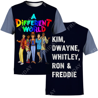 Unifinz A Different World T-shirt A Different World 3D Print T-shirt Awesome A Different World Hoodie Sweater Tank 2026