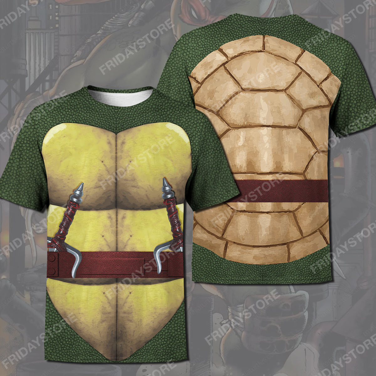 Unifinz TMNT Hoodie Raphael Ninja Turtles Costume T-shirt TMNT Shirt Sweater Tank Cool TMNT Cosplay Costume Apparel 2025