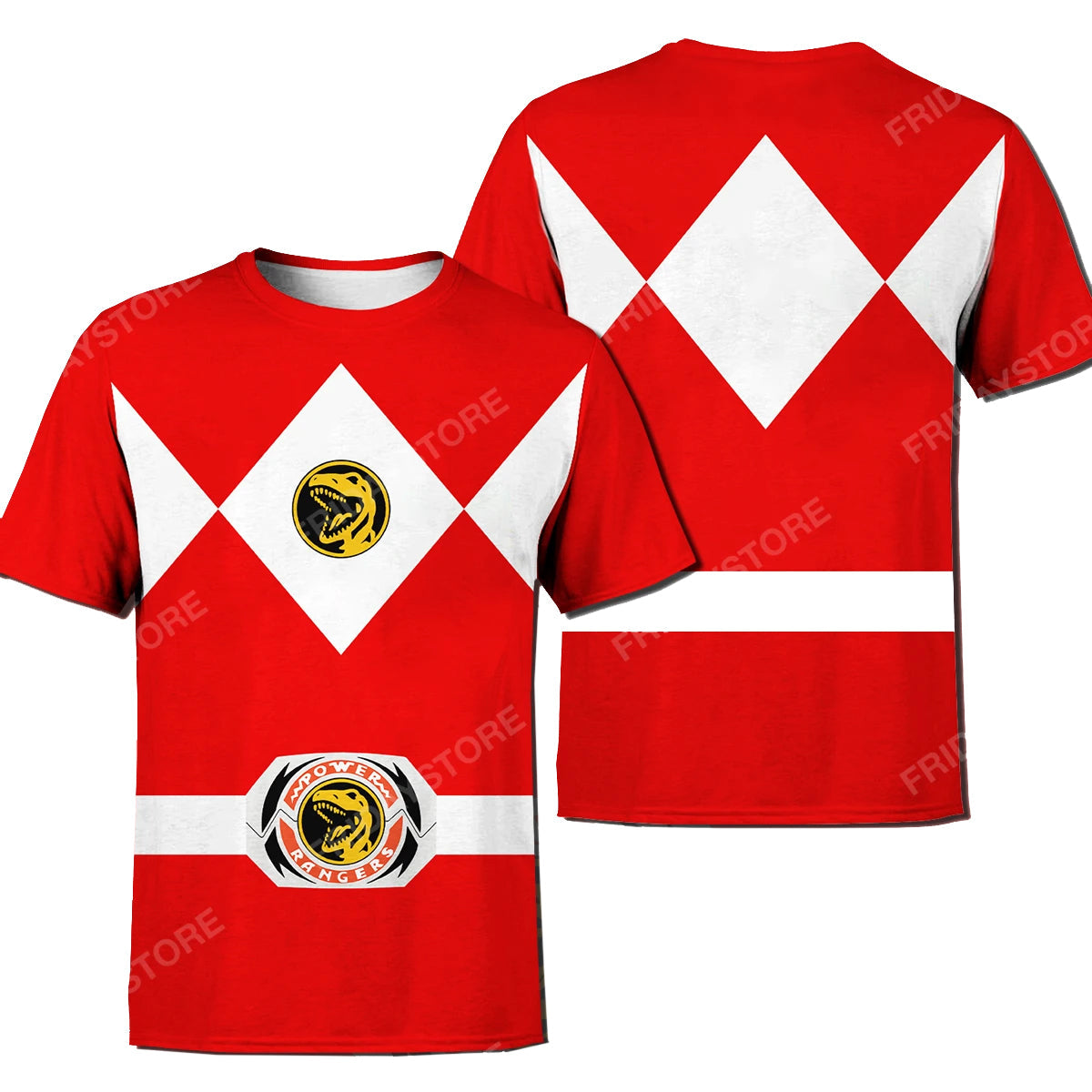 Unifinz Power Ranger Hoodie Red Power Ranger Costume T-shirt Amazing Power Ranger Shirt Sweater Tank 2025