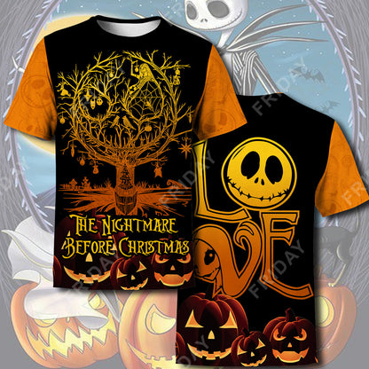 Unifinz TNBC T-shirt Nightmare Halloween Tree Love T-shirt Cool Amazing  DN TNBC Hoodie Sweater Tank 2026