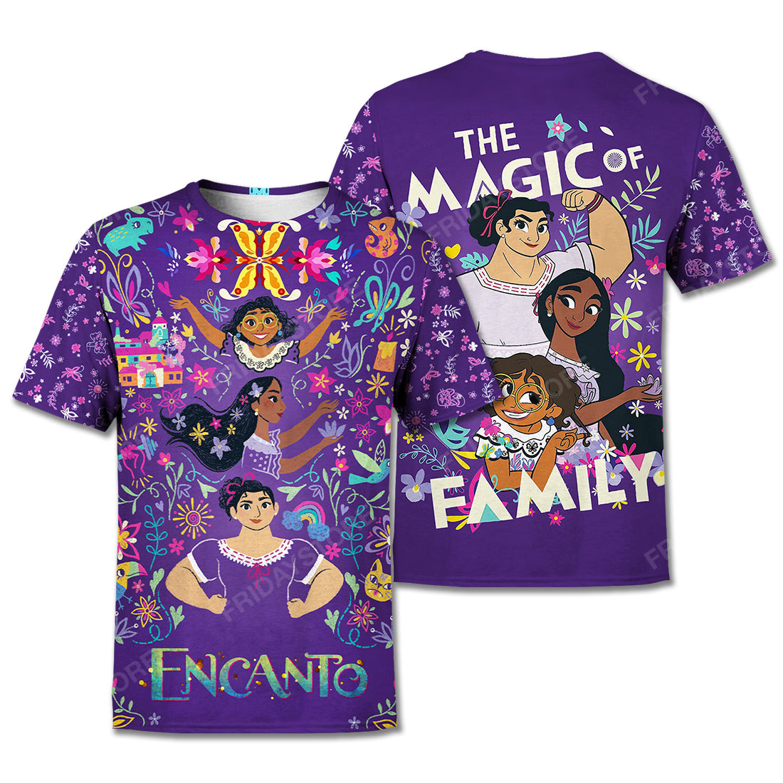 Encanto T-Shirt Encanto The Magic Of Family Purple Hoodie Encanto Hoodie