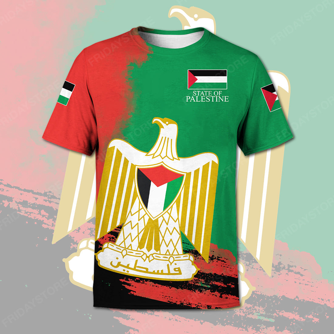 Unifinz Palestine Hoodie Free Palestine Red Green Cool High Quality Shirt Palestine T-shirt Apparel 2023