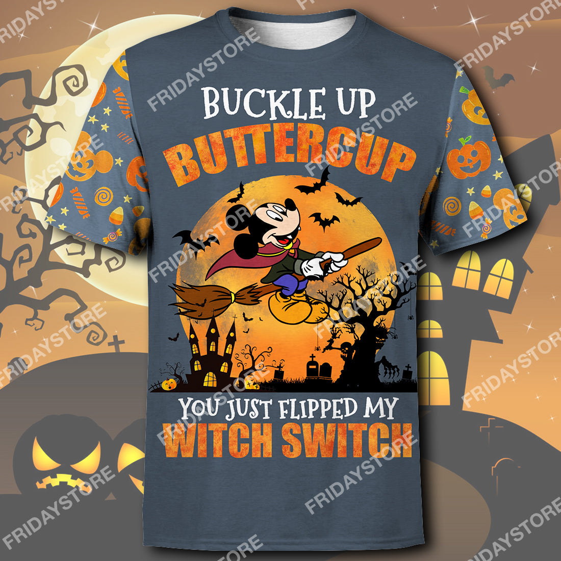 Unifinz DN T-shirt Buckle Up Buttercup You Just Flipped My Witch Switch T-shirt High Quality DN MK Mouse Hoodie Sweater Tank 2026