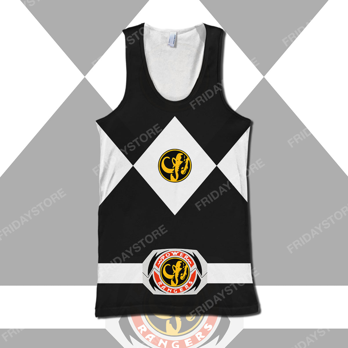 Unifinz Power Ranger T-shirt Black Power Ranger Costume T-shirt High Quality Power Ranger Hoodie Sweater Tank 2024