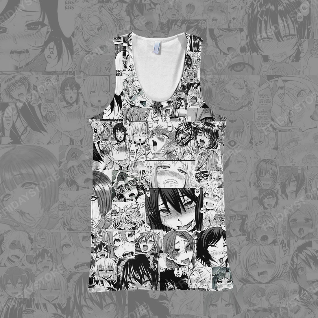 Unifinz Ahegao Hoodie Ahegao Shirt Ahegao Anime  High Quality T Shirt Sweatshirt Tank  2024