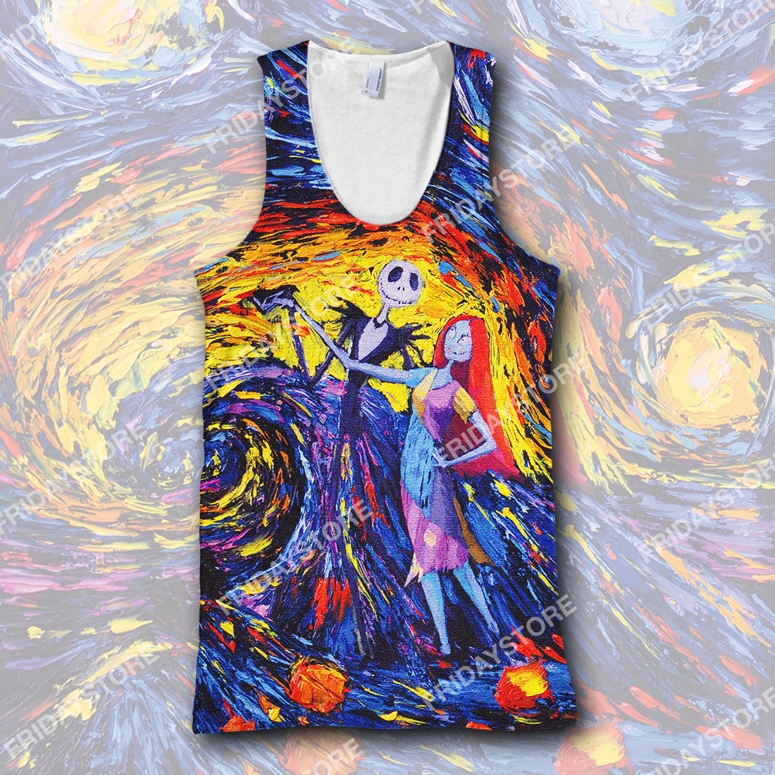 Unifinz TNBC T-shirt Starry Night Jack And Sally T-shirt Hoodie Amazing DN TNBC Sweate Tank Hoodie Jack Skellington Apparel 2025