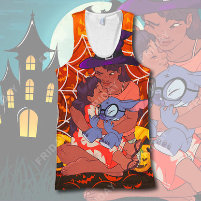Unifinz LAS T-shirt Ohana Is Family Halloween T-shirt High Quality Awesome DN Stitch Hoodie Sweater Tank 2025