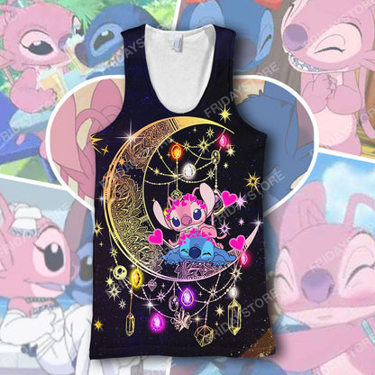 Unifinz LAS T-shirt Stitch And Angel Moon T-shirt High Quality DN Stitch Hoodie Sweater Tank 2026